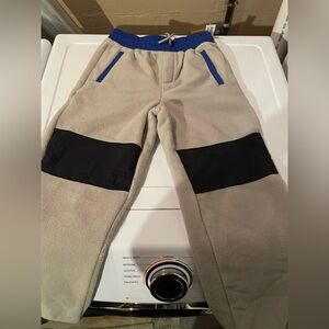 NWTs Old Navy Kids Fleece Joggers with Black and Blue Accents